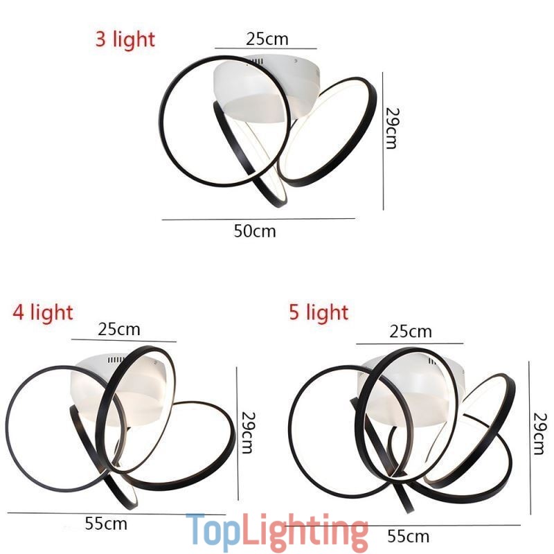 Acrylic Halo Ring Flush Mount Ceiling Light