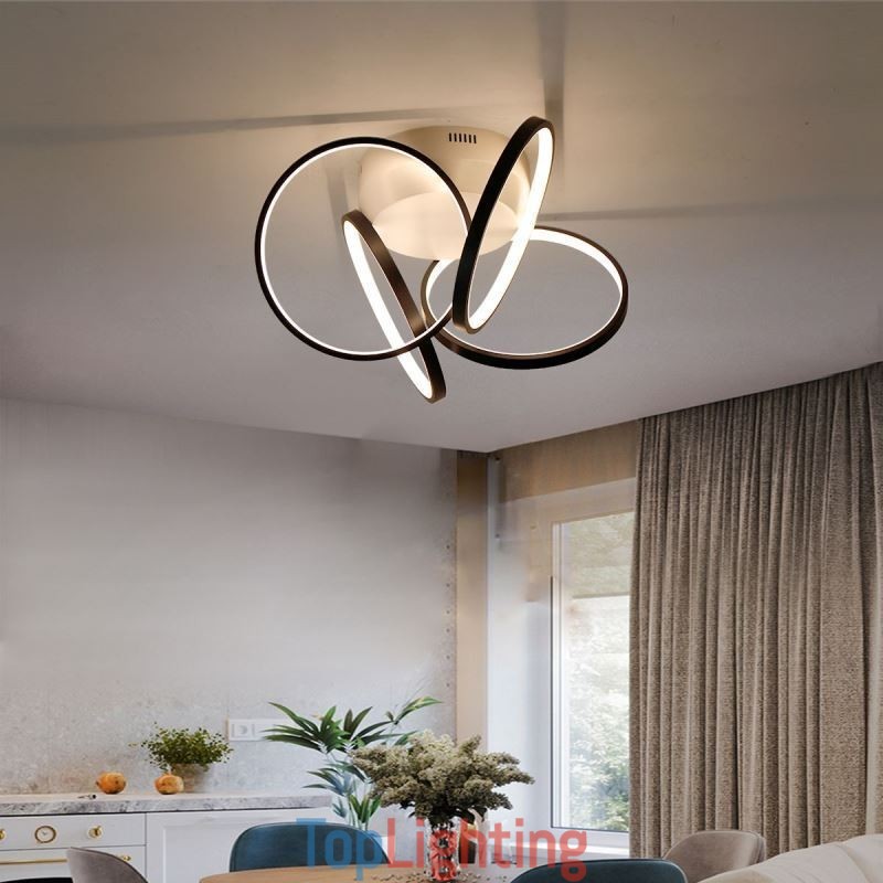 Acrylic Halo Ring Flush Mount Ceiling Light