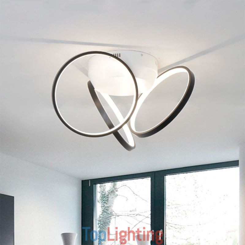 Acrylic Halo Ring Flush Mount Ceiling Light