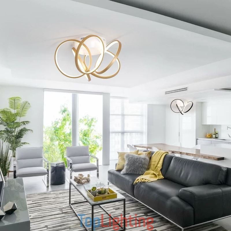 Acrylic Halo Ring Flush Mount Ceiling Light