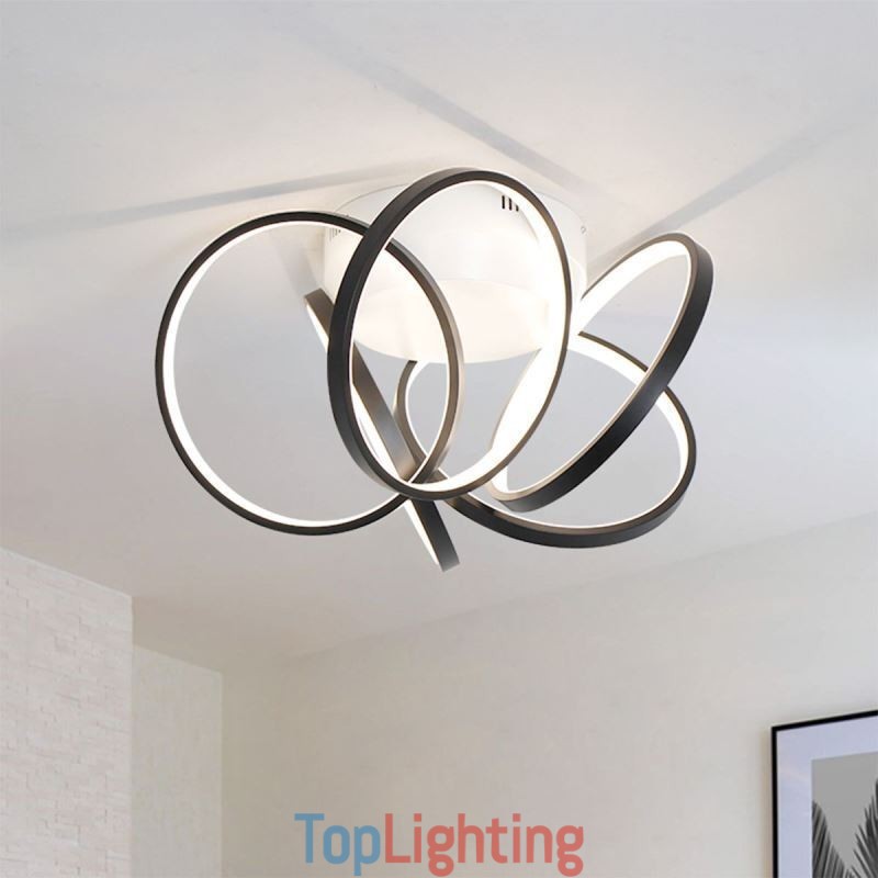Acrylic Halo Ring Flush Mount Ceiling Light