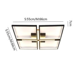 Square Flush Mount Ceiling Light Acrylic Decorative Light