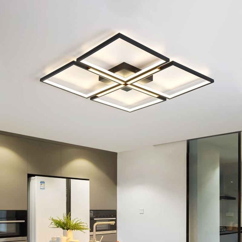 Square Flush Mount Ceiling Light Acrylic Decorative Light