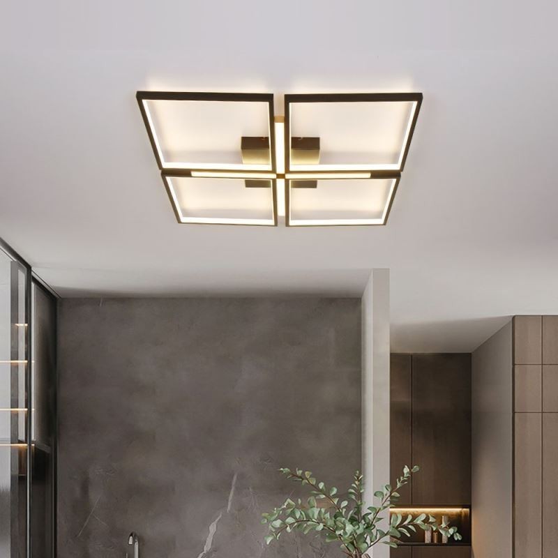 Square Flush Mount Ceiling Light Acrylic Decorative Light