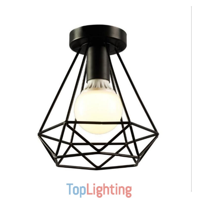 Diamond Shaped Flush Mount Ceiling Light