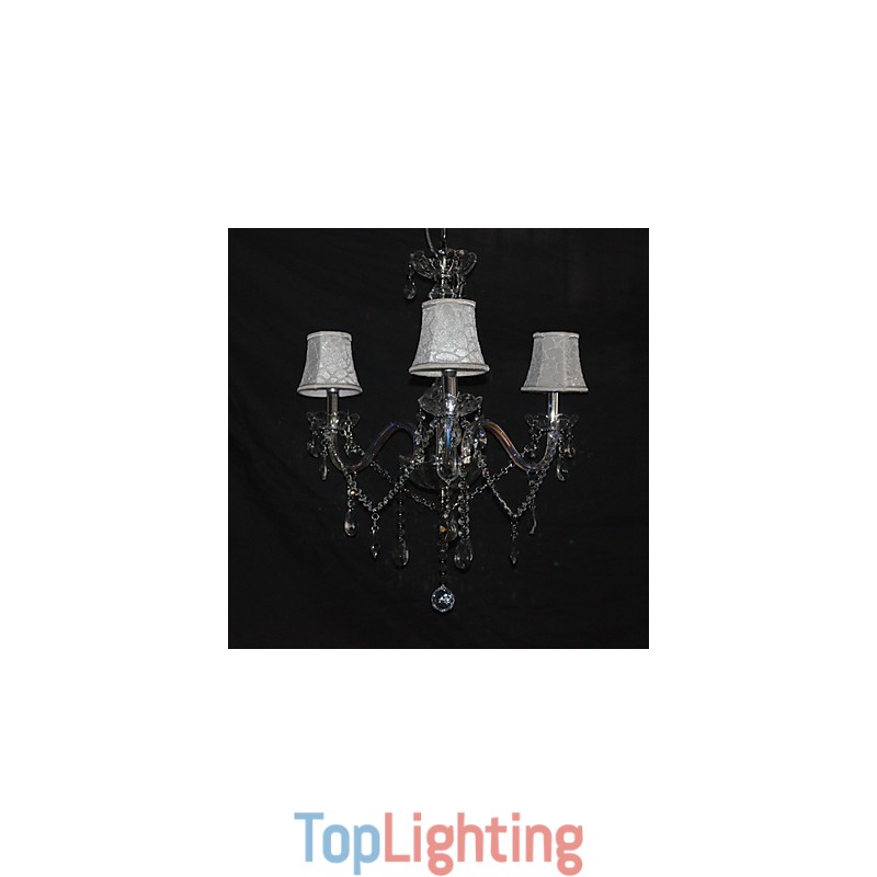 Modern Splendid 3 Lights Chandelier With Crystal Arm