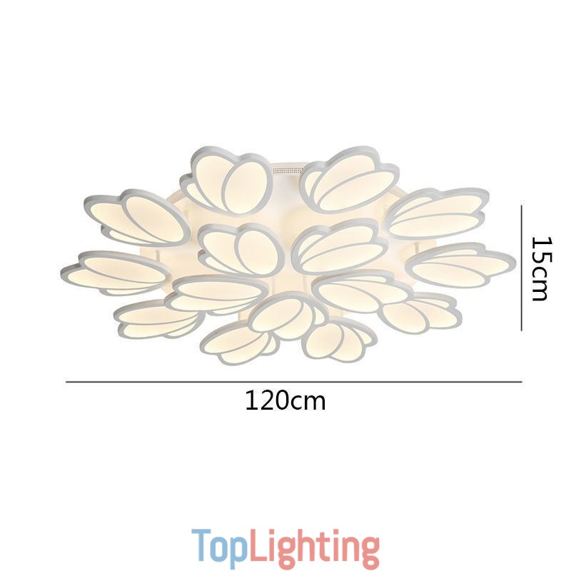 Modern Flush Mount Ceiling Light Tulip Decorative Lighting