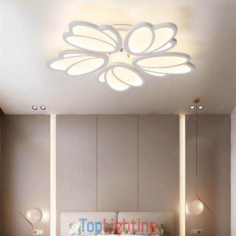 Modern Flush Mount Ceiling Light Tulip Decorative Lighting