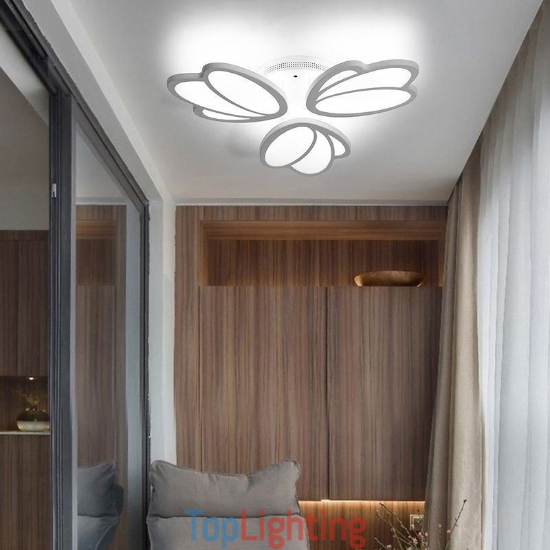 Modern Flush Mount Ceiling Light Tulip Decorative Lighting