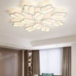 Modern Flush Mount Ceiling Light Tulip Decorative Lighting