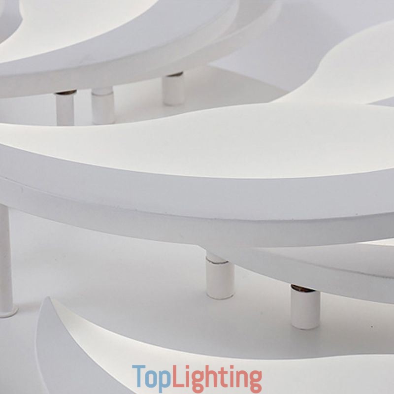 Acrylic Petal Flush Mount Ceiling Light