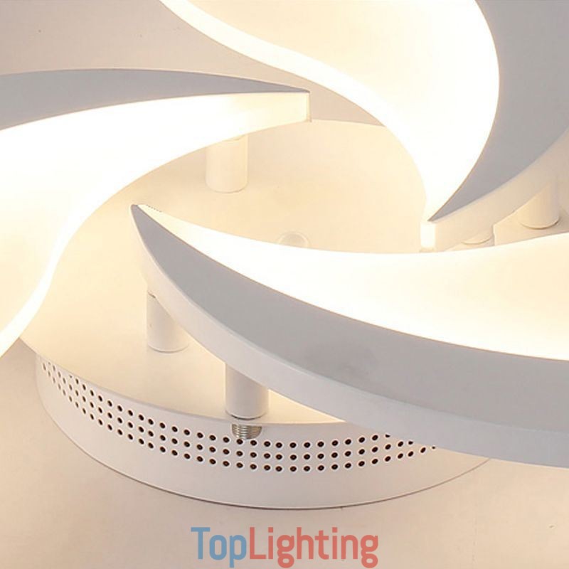 Acrylic Petal Flush Mount Ceiling Light