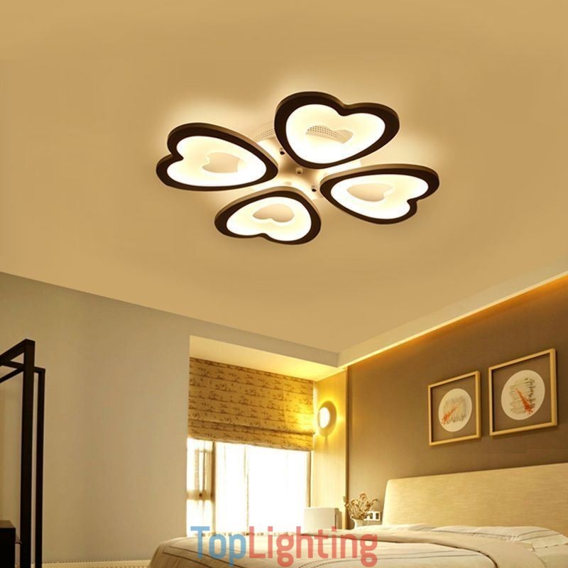 Heart Shaped Petal Ceiling Light Flush Mount