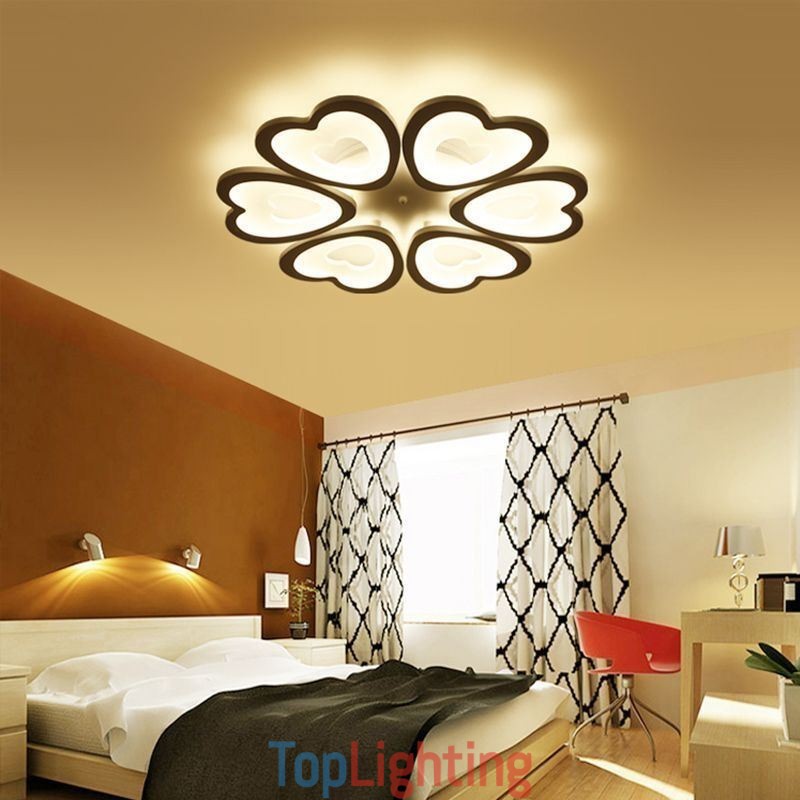 Heart Shaped Petal Ceiling Light Flush Mount
