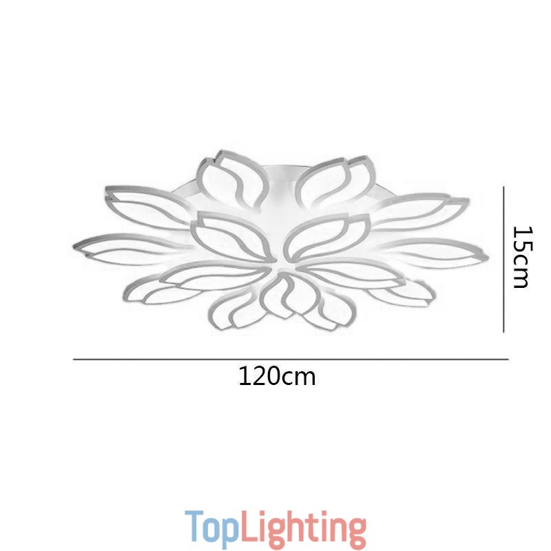 Acrylic Flower Flush Mount Ceiling Light