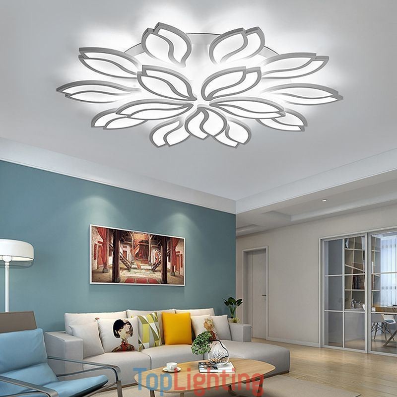 Acrylic Flower Flush Mount Ceiling Light