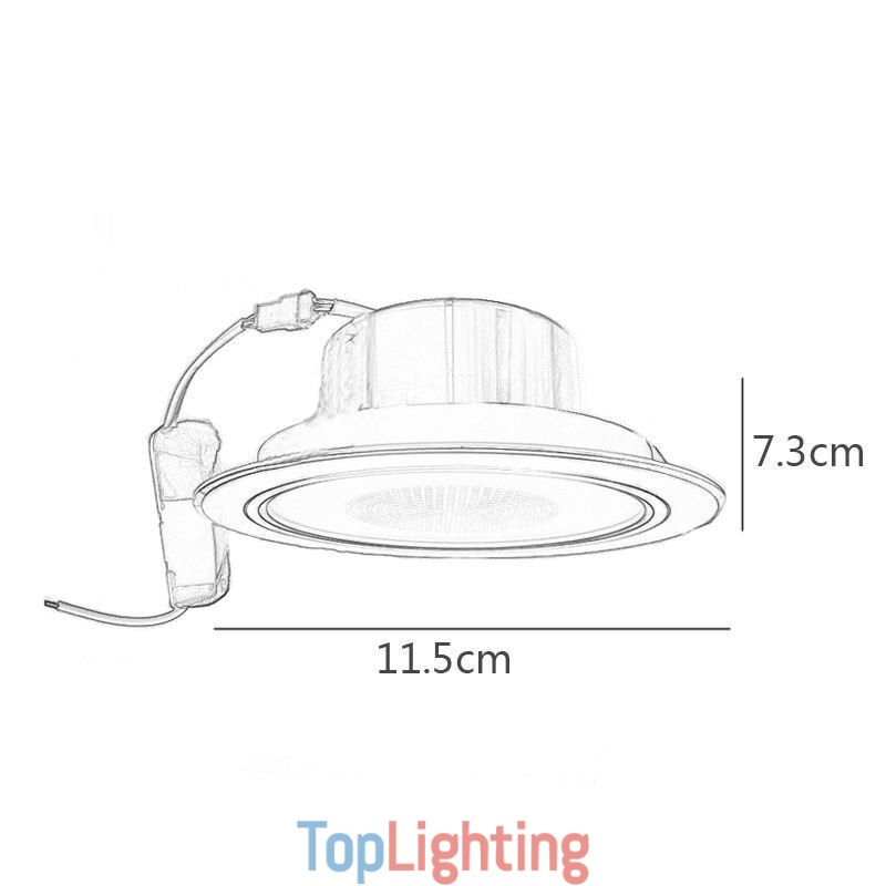 Downlight Bluetooth Music Speaker Lamp Mobile Phone Smart Ceiling Light