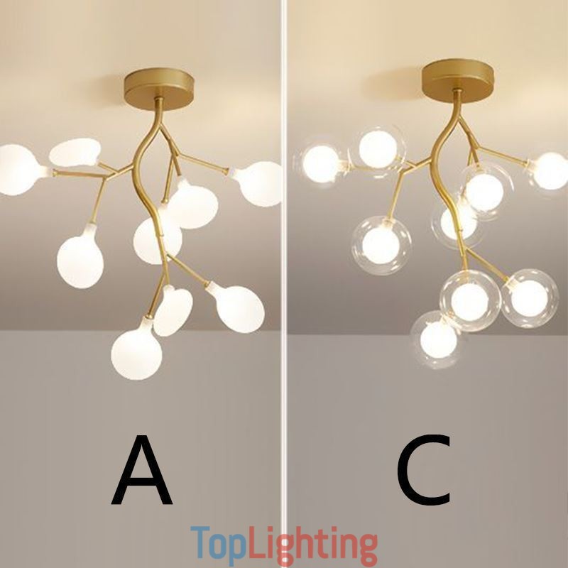 Nordic Branches Flush Mount Ceiling Light