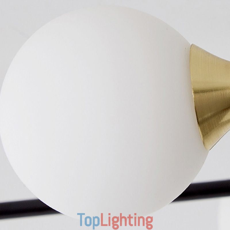Glass Ball Flush Mount Magic Bean Ceiling Light