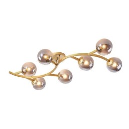 Modern Minimalist Branch Flush Mount Glass Globe Ceiling Light