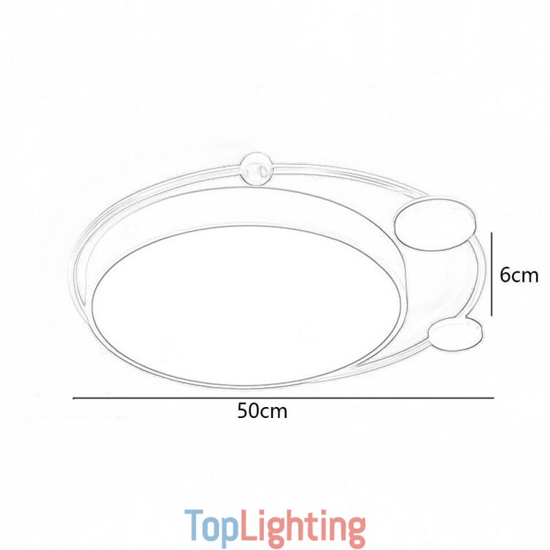 Contemporary Flush Mount Ceiling Light Circle Acrylic Ceiling Light