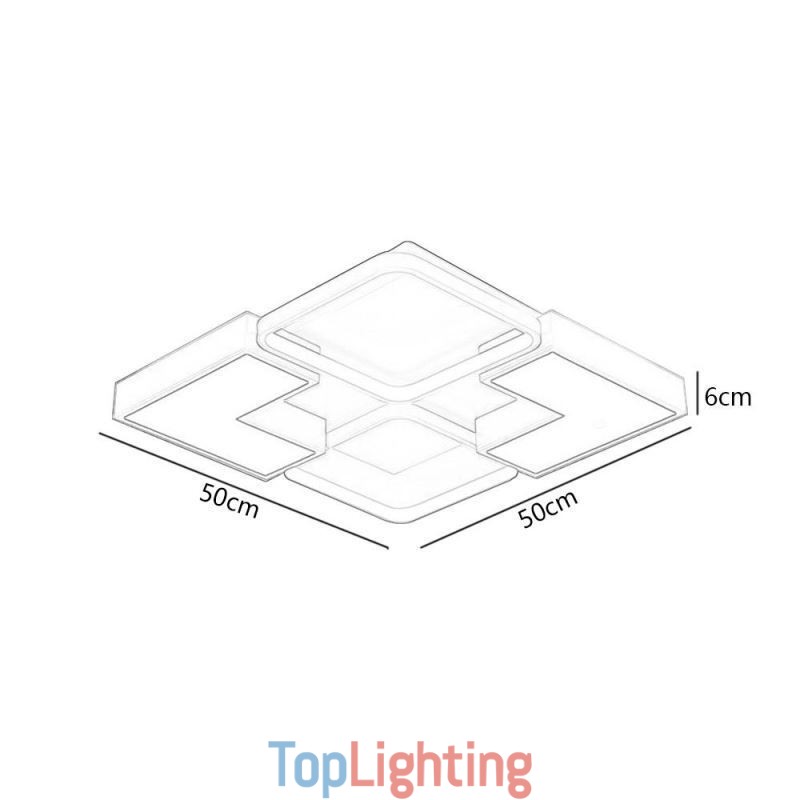 Acrylic Flush Mount Ceiling Light Creative Decoration Lighting