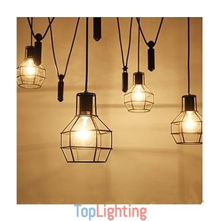 Dining Sitting Chandelier American Country Lamps And Lanterns Lift Tiny Cages Droplight Dining Sitting Chandelier American Country Lamps And Lanterns Lift Tiny Cages Droplight