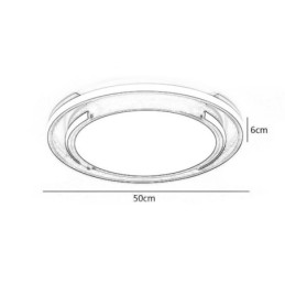 Modern Minimalist Flush Mount Ceiling Light Circular Ceiling Fixture