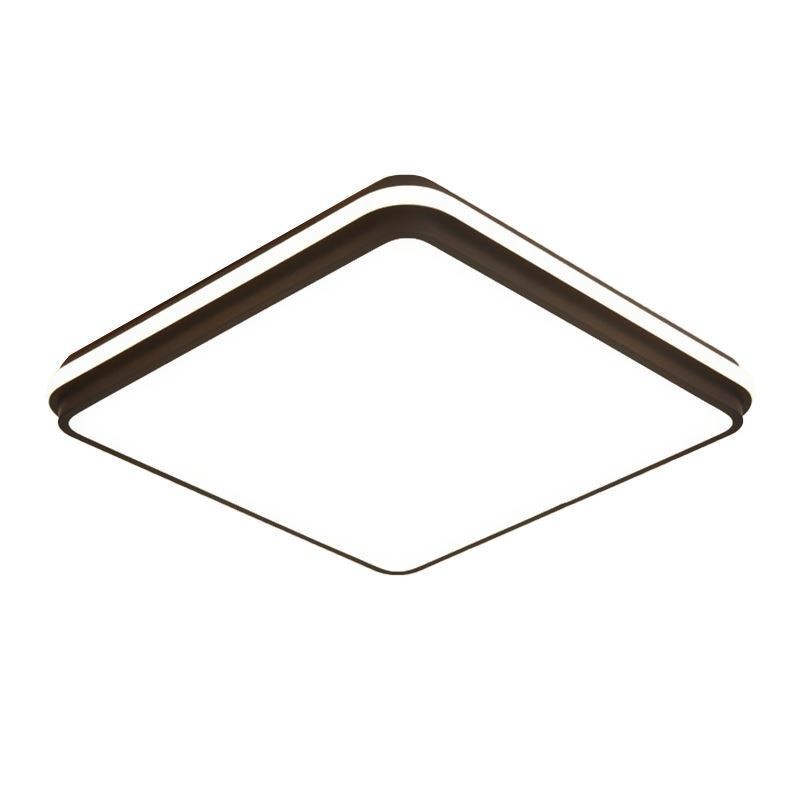 Minimalist Square Flush Mount Ceiling Light Fixture Modern Acrylic Lighting