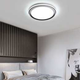Minimalist Circular Flush Mount Ceiling Light Fixture Modern Acrylic Lighting