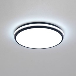Minimalist Circular Flush Mount Ceiling Light Fixture Modern Acrylic Lighting