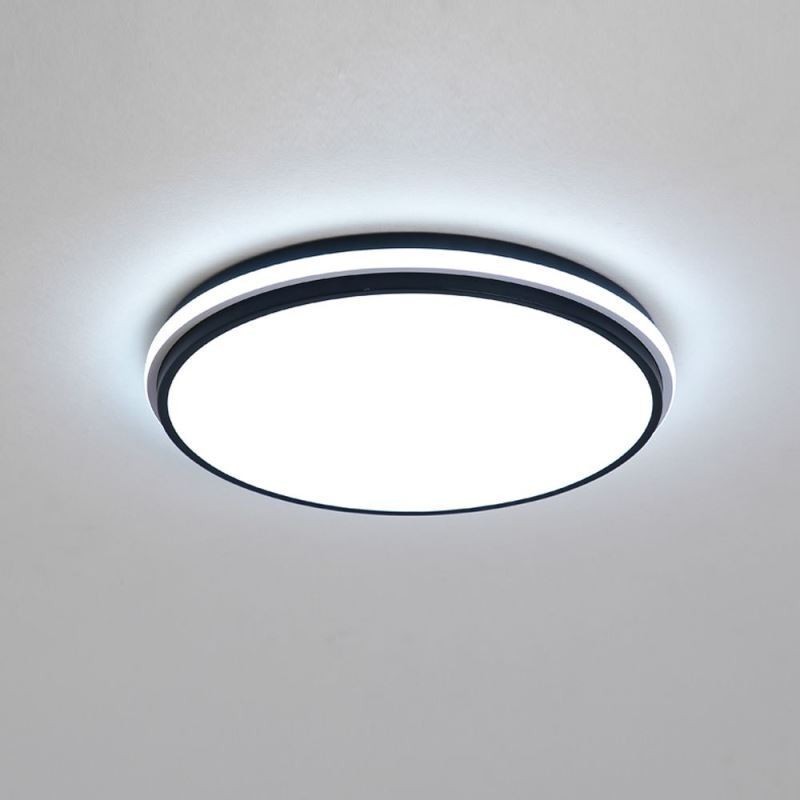 Minimalist Circular Flush Mount Ceiling Light Fixture Modern Acrylic Lighting