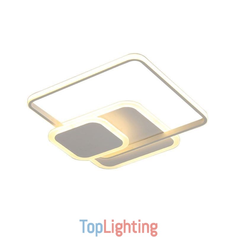 Square Frames Flush Mount Decorative Ceiling Light