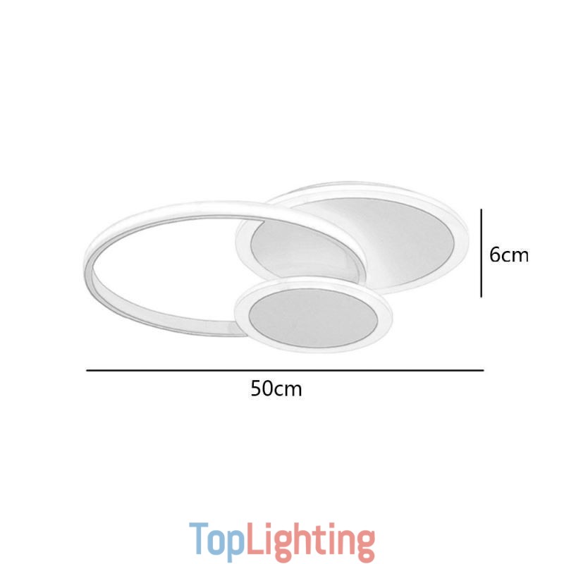 Round Flush Mount Light Fixture Modern Acrylic Ceiling Light