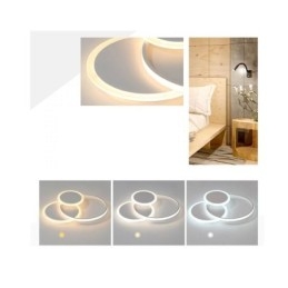 Round Flush Mount Light Fixture Modern Acrylic Ceiling Light