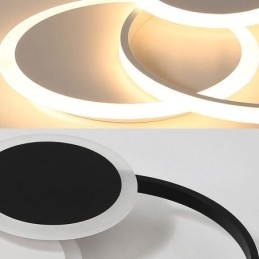 Round Flush Mount Light Fixture Modern Acrylic Ceiling Light
