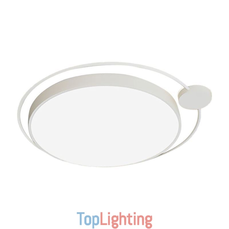Simple Style Round Flush Mount Light Fixture Acrylic Ceiling Light