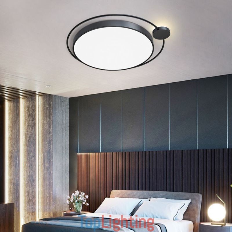 Simple Style Round Flush Mount Light Fixture Acrylic Ceiling Light