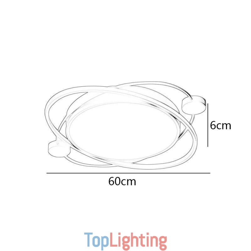 Modern Ceiling Light Planet Flush Mount Ceiling Lamp