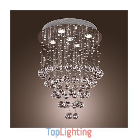 Crystal Chandelier with 5 lightsoque Design (K9 Crystal) Crystal Chandelier with 5 lightsoque Design (K9 Crystal)