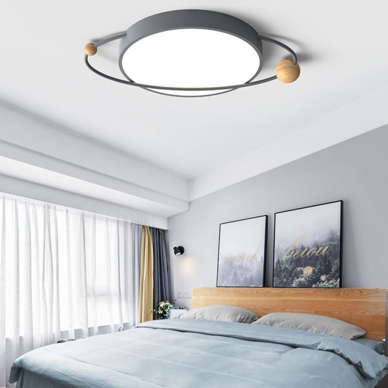 Modern Round Ceiling Light Planet Flush Mount Light Fixture