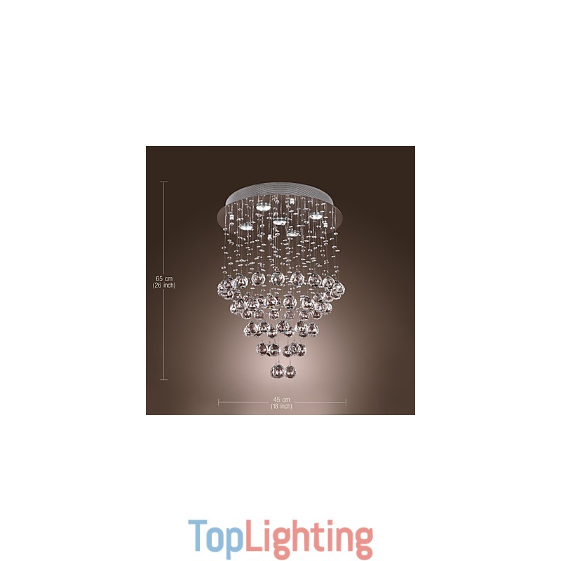 Crystal Chandelier with 5 lightsoque Design (K9 Crystal)