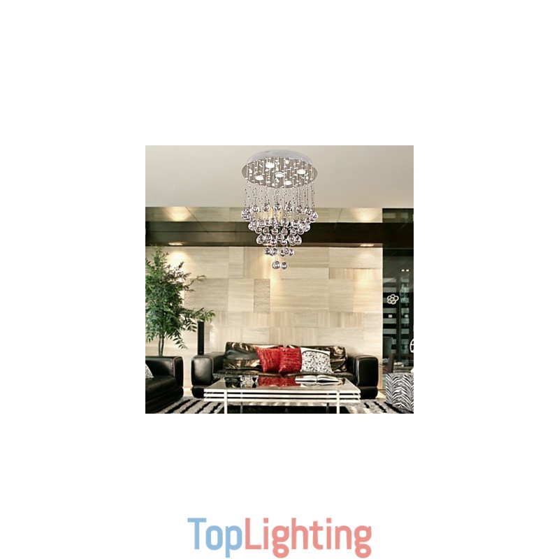 Crystal Chandelier with 5 lightsoque Design (K9 Crystal)