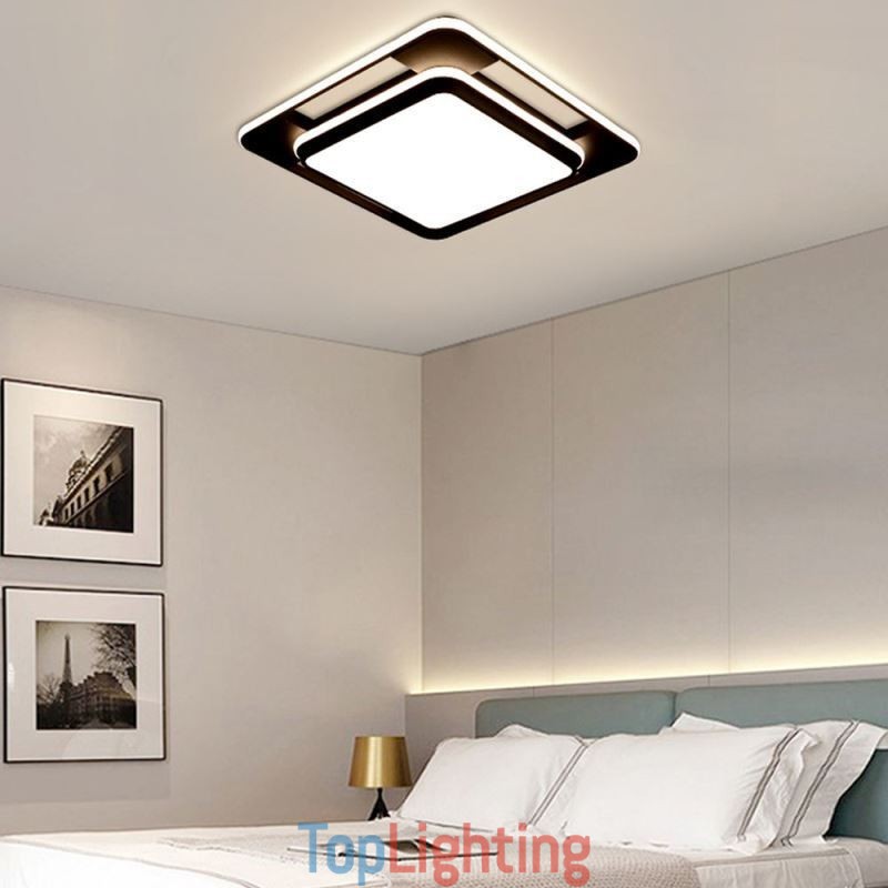 Modern Minimalist Flush Mount Lighting Square Ceiling Light