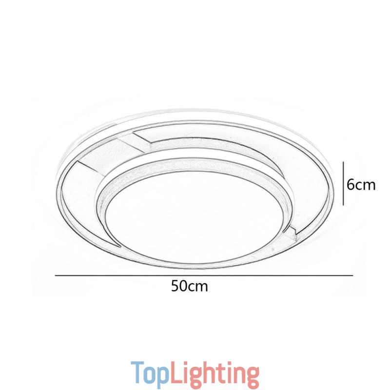 Modern Minimalist Flush Mount Light Fixture Round Ceiling Light