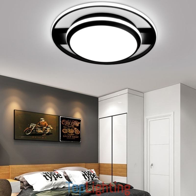 Modern Minimalist Flush Mount Light Fixture Round Ceiling Light