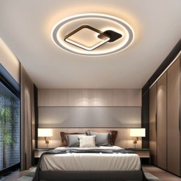 Modern Minimalist Ceiling Lamp Round and Square Flush Mount Light Fixture