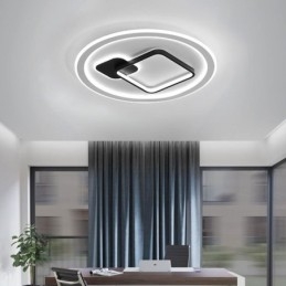 Modern Minimalist Ceiling Lamp Round and Square Flush Mount Light Fixture
