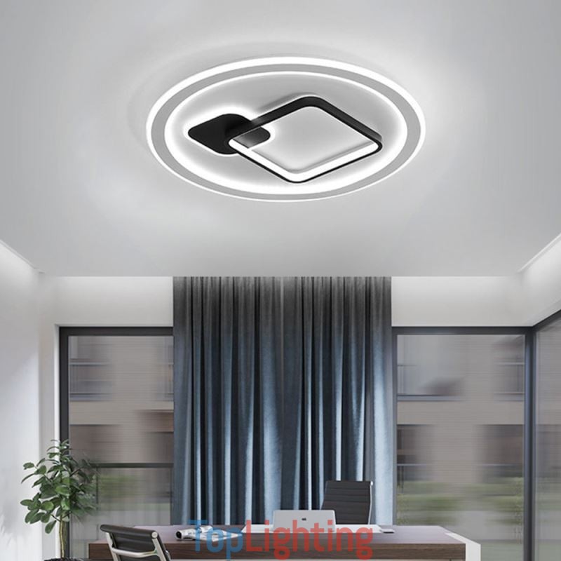 Modern Minimalist Ceiling Lamp Round and Square Flush Mount Light Fixture