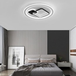 Modern Minimalist Ceiling Lamp Round and Square Flush Mount Light Fixture